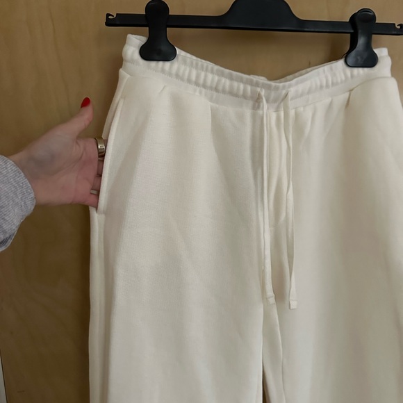 J. Crew Cream Wide Leg Pants - Picture 2 of 5